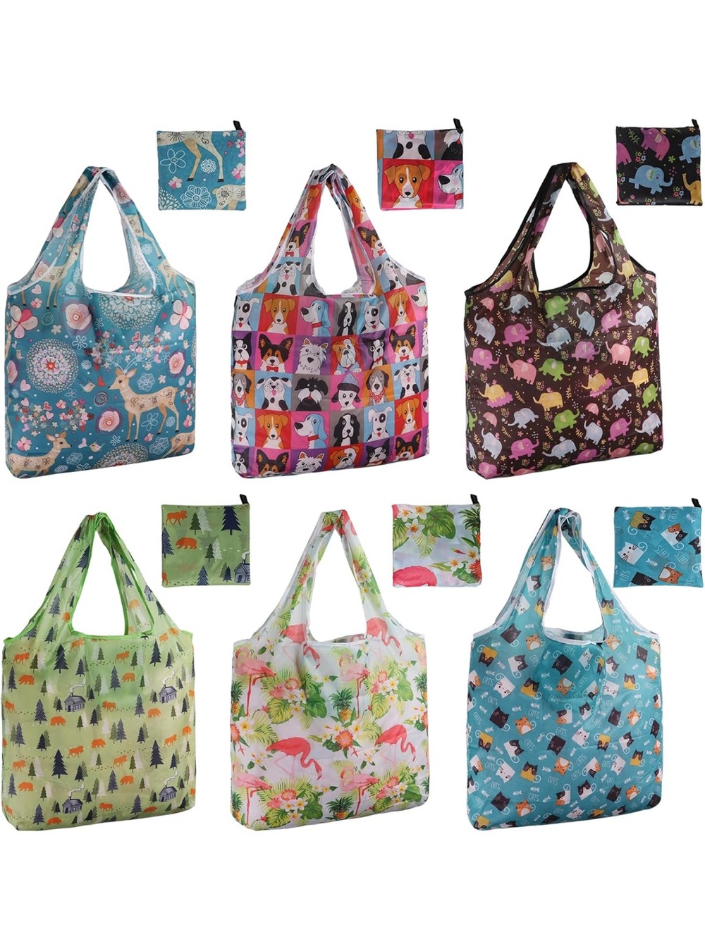 Reusable Patterned Tote Bag you choose - Picture 1 of 7